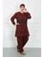 Giyim Büyük Beden Tesettür Mayo Bordo 1