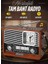 Nostaljik Vintage Tam Bant Fm Radyo Usb/aux/sd Retro Bluetooth Hoparlör Saatli Fenerli Müzik Kutusu Ist 1
