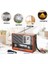 Nostaljik Vintage Tam Bant Fm Radyo Usb/aux/sd Retro Bluetooth Hoparlör Saatli Fenerli Müzik Kutusu Ist 5