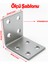 Dayanıklı Metal L Demir Köşebent 30X40X40 mm 50 Adet Mobilya Duvar Köşe Sabitleme Gönye Aparatı 2