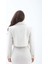 Kruvaze Yaka Cep ve Püskül Detaylı Ceket - Ekru 6