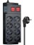 4000W Akım Korumalı 8'li Priz Çoklayıcı - 16A, 2 Anahtarlı, 3 Usb, 2 Metre Kablo Ist 4