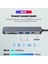 6 Port Çoğaltıcı Dönüştürücü 6 In 1 Type-C Hub Tel Pc Tablet 4K Hdmi Sd Tf Usb3.0/2.0 4