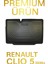Renault Clio 5 2019+ Uyumlu Bagaj Havuzu 3D Premium 1