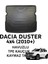 Dacia Duster 4x4 2010+ Uyumlu 3D Bagaj Havuzu Premium 4