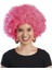 Ieg® Pembe Renk Kıvırcık Afro Bonus Parti Peruğu 1