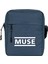 Muse Logo Omuz Çantası Fermuarlı Lacivert Renk 1