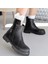 Xmpdby Menta Siyah Cilt Fermuar Aksesuarlı Bot (Numara: 37) 4