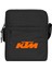 Ktm Motocycle Orange Logo Omuz Çantası Fermuarlı Siyah Renk 1