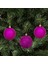 6'li Mor 5 cm Yılbaşı Topu, Noel Topu, Çam Ağacı Topu, Süs Topu 5