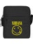 Nirvana Logo Omuz Çantası Fermuarlı Siyah Renk 1