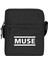Muse Logo Omuz Çantası Fermuarlı Siyah Renk 1