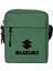 Suzuki Logo Text Black Omuz Çantası Fermuarlı Yeşil Renk 1