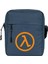 Half Life Logo Omuz Çantası Fermuarlı Lacivert Renk 1