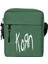 Korn Logo Omuz Çantası Fermuarlı Yeşil Renk 1
