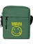 Nirvana Logo Omuz Çantası Fermuarlı Yeşil Renk 1