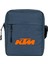 Ktm Motocycle Orange Logo Omuz Çantası Fermuarlı Lacivert Renk 1