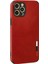 Iphone 12 Pro Kılıf Loop Deri Silikon - Kırmızı 2