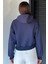 Kadın Kapüşonlu Şardonlu Ön Fermuarlı Crop Top Sweatshirt P-00018833 4