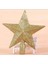 Yılbaşı Ağaç Yıldızı, Tepe Yıldızı, Çam Ağacı Süsü, Yıldız Süs Gold 2