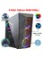 Nif Bilişim 4 Adet RGB Işıklı Fanlı Oyuncu Gamer Bilgisayar Kasası Temper Camlı PSU Hariç 1