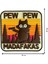 Da 3D Pvc Patch Pew Pew Cat Madafakas - Siyah DA-NAS-138 1