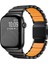 Apple Watch 42MM Mkst KRD-149 Titanyum Silikon Kordon - Siyah-Turuncu 1