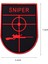 Da 3D Pvc Patch Keskin Nişancı Snıper Red Kırmızı DA-NAS-349 1