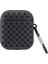Airpods 2 (2.nesil) Spor Delikli Kılıf - Siyah-Siyah 1