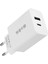 SL-EC60 20W PD3.0-Quick Charge QC3.0 Type USB-C +USB A Hızlı Beyaz Ev Şarj Adaptör 3