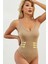 Kimi Bodysuit Tangalı Korse - Bej 1