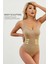 Kimi Bodysuit Tangalı Korse - Bej 3