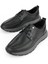, Erkek Hakiki Deri Konfor Ayakkabı 15310Z809 Siyah 5