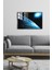Uzay Gezegen Çerçeveli Metal Poster Tablo 1