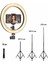 3 Renkli LED Ring Light 26 cm 10 Inç Bluetooth Kumandalı 2.1m Tripot Youtube Tiktok Make Up Çekim Işığı 3