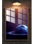 Uranüs Gezegen Çerçeveli Metal Poster Tablo 4