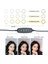 3 Renkli LED Ring Light 26 cm 10 Inç Bluetooth Kumandalı 2.1m Tripot Youtube Tiktok Make Up Çekim Işığı 8