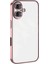 Iphone 16 Plus Kılıf Lensli Silikon - Pembe 1
