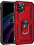 Iphone 12 Mini Kılıf Sofya Yüzüklü Silikon Kapak - Kırmızı 1