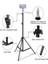 Bluetooth Kumandalı 210 cm Tripod Telefon Tutuculu Selfie Çubuğu Telefon, Kamera ve Lamba Tripodu 4