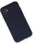 Iphone 12 Mini Kılıf Nano Içi Kadife Silikon - Lacivert 2