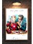 Ironman 2 Süper Kahraman Çerçeveli Metal Poster Tablo 2