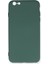 Ieg iPhone 6 Plus Kılıf Nano Içi Kadife Silikon - Koyu Yeşil 1