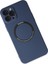 Iphone 12 Pro Kılıf Jack Magneticsafe Lens Silikon - Lacivert 3