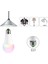 Rgb LED Lamba Ampul Uzaktan Kumandalı Dimmerli 4
