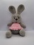 Amigurumi Sevimli Tavşan Oyuncak El Yapımı Örme Kadife İp 35 cm 1