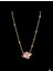"cosmic Love" Pembe Kalp ve Gezegen Kolye 1