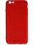 Ieg iPhone 6 Plus Kılıf Nano Içi Kadife Silikon - Kırmızı 1