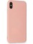 Ieg iPhone x Kılıf Nano Içi Kadife Silikon - Pudra 3
