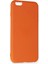 Ieg iPhone 6 Plus Kılıf Nano Içi Kadife Silikon - Turuncu 2